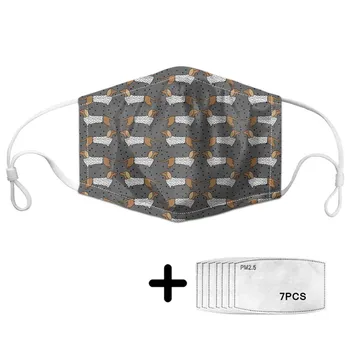 Grey Stain-resistant Reusable Mask with Filter Cartoon Dachshund Pattern Students Mascarillas De Proteccion Femme Face Masks
Grey Stain-resistant Reusable Mask with Filter Cartoon Dachshund Pattern Students Mascarillas De Proteccion Femme Face Masks