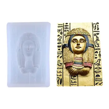 Egyptian Pharaoh Head Portrait Silicone Mold DIY Craft Pendant Molds UV Epoxy Resin Jewerly Making Accessories
Egyptian Pharaoh Head Portrait Silicone Mold DIY Craft Pendant Molds UV Epoxy Resin Jewerly Making Accessories