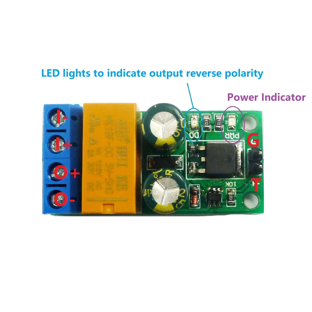 

DC 5-24V 2A Flip-Flop Latch Motor Reversible Controller Self-locking bistable Reverse Polarity Relay Module