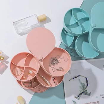 Fashion Rotating Jewelry Rack Storage Box Necklace Earrings Earrings European Storage Box Packing Multi-layer Storage Boxes
Fashion Rotating Jewelry Rack Storage Box Necklace Earrings Earrings European Storage Box Packing Multi-layer Storage Boxes