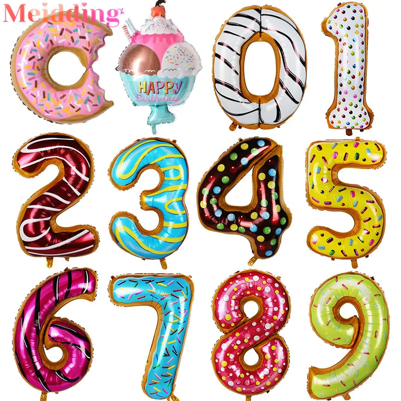 42inch Donut Number Foil Balloons Candy Fruit Ice Cream Helium Balloon Party Decor Kids Baby Shower Happy Birthday Party Ballon
42inch Donut Number Foil Balloons Candy Fruit Ice Cream Helium Balloon Party Decor Kids Baby Shower Happy Birthday Party Ballon