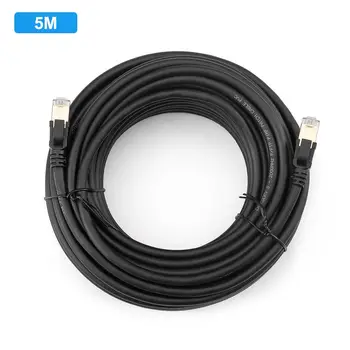 CAT8 Ethernet Cable 40Gbps 2000MHZ High Speed Network Jumper For Router Modem PC RJ 45 Ethernet Cable
CAT8 Ethernet Cable 40Gbps 2000MHZ High Speed Network Jumper For Router Modem PC RJ 45 Ethernet Cable