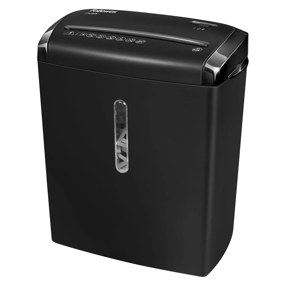 Уничтожитель (шредер) FELLOWES P-28S FS-47101 2 уровень секретности полоски 6 мм 8 листов 15 л |