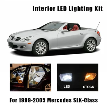 11pcs White Canbus Error Free Car LED Bulbs Interior Reading Ceilng Map Dome Light Kit For 1999-2005 Mercedes Benz SLK-Class
11pcs White Canbus Error Free Car LED Bulbs Interior Reading Ceilng Map Dome Light Kit For 1999-2005 Mercedes Benz SLK-Class