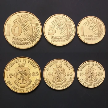 Guinea 1985 Set 3 Pieces Coins New Original Coin Unc 100% Real Africa Issuing Coins
Guinea 1985 Set 3 Pieces Coins New Original Coin Unc 100% Real Africa Issuing Coins