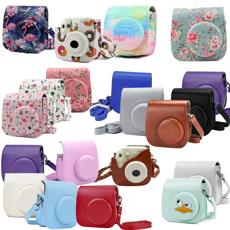Mini Camera Case Bag Instant Film Cameras PU Leather Cover for Fujifilm Instax with Shoulder Strap For Instax Mini 9 Mini 8+
Mini Camera Case Bag Instant Film Cameras PU Leather Cover for Fujifilm Instax with Shoulder Strap For Instax Mini 9 Mini 8+