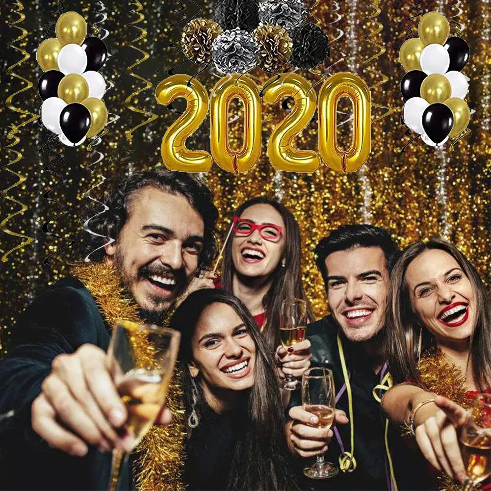 38-piece 2020 New Year Party Set Graduation Season Party Decoration Venue Arrangement Props Party Stage Background Set
38-piece 2020 New Year Party Set Graduation Season Party Decoration Venue Arrangement Props Party Stage Background Set