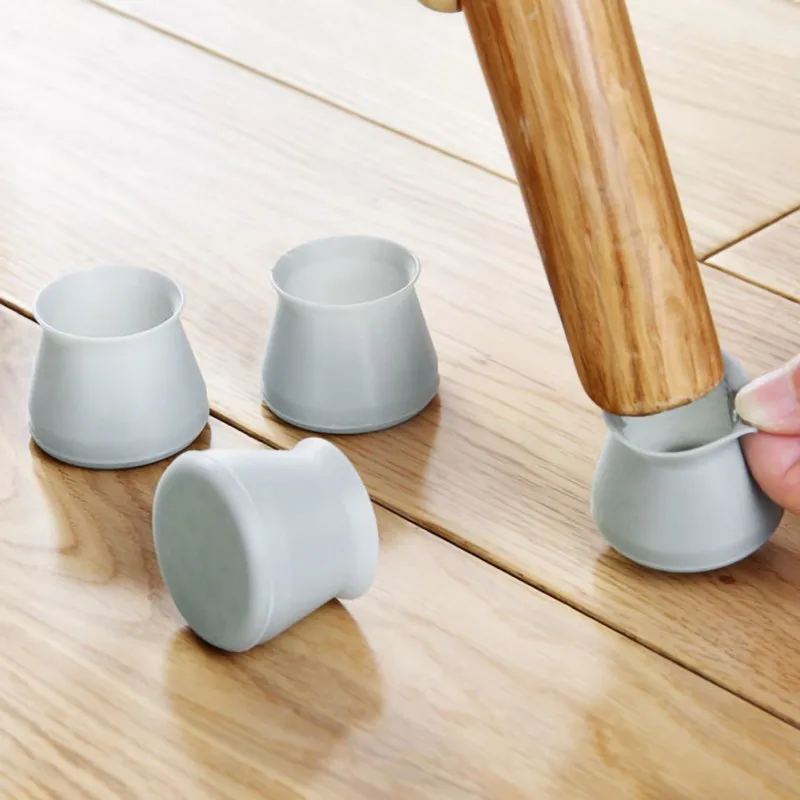Thick Wear-resistant Non-slip Silicone Table And Chair Protector Chair Protection Mat Stool Mute Table Leg Caps
Thick Wear-resistant Non-slip Silicone Table And Chair Protector Chair Protection Mat Stool Mute Table Leg Caps