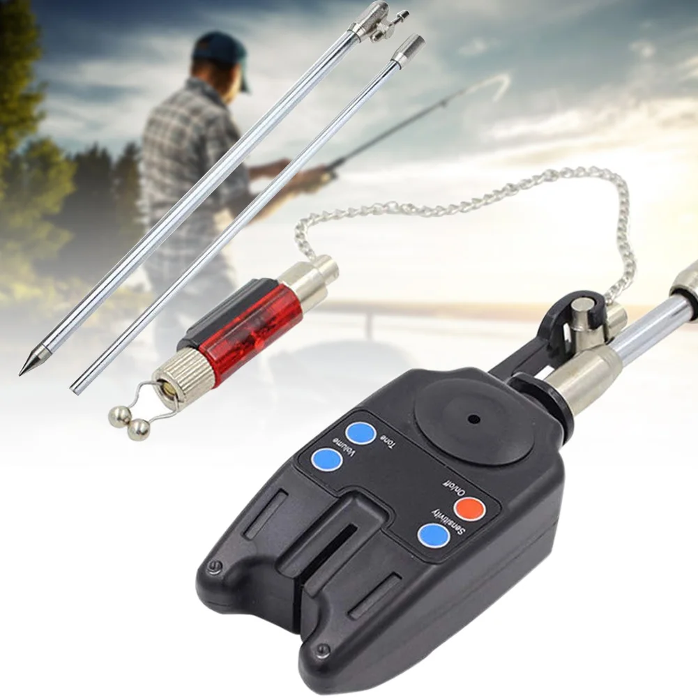 Fishing Bite Alarm Alert Indicator Water Resistant Adjustable Volume Sound for Fishing Rod ALS88
Fishing Bite Alarm Alert Indicator Water Resistant Adjustable Volume Sound for Fishing Rod ALS88