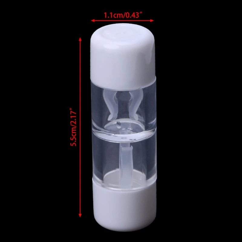 

Contact Lens Box Bottle Plastic Objective Travel Portable Case Storage Container