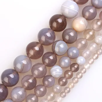 Natural Stone Bead Gray Striped Agates Loose Beads 4 6 8 10 12MM Round Beads For DIY Jewelry Making
Natural Stone Bead Gray Striped Agates Loose Beads 4 6 8 10 12MM Round Beads For DIY Jewelry Making