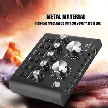 V8/V8s Sound Card Audio Set Interface External Usb Live Microphone Sound Card Bluetooth Function For Computer Pc Mobile Phone
V8/V8s Sound Card Audio Set Interface External Usb Live Microphone Sound Card Bluetooth Function For Computer Pc Mobile Phone