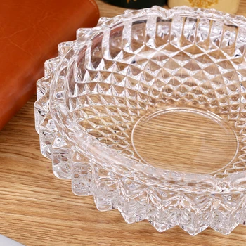 13cm Ashtray Premium Decorative Cigarette Ashtray Ash Holder for Smokers Desktop Smoking Ash Tray in Glass Round 
13cm Ashtray Premium Decorative Cigarette Ashtray Ash Holder for Smokers Desktop Smoking Ash Tray in Glass Round