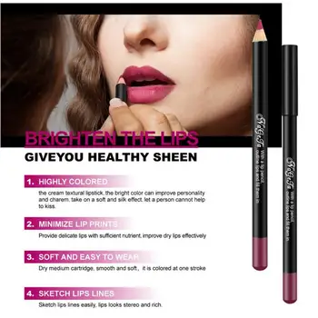 12 Colors Matte Lip Liner Waterproof And Lasting Moisturizing Natural Lipstick Non-stick Cup Nude Makeup Lips Contour Line Pen
12 Colors Matte Lip Liner Waterproof And Lasting Moisturizing Natural Lipstick Non-stick Cup Nude Makeup Lips Contour Line Pen