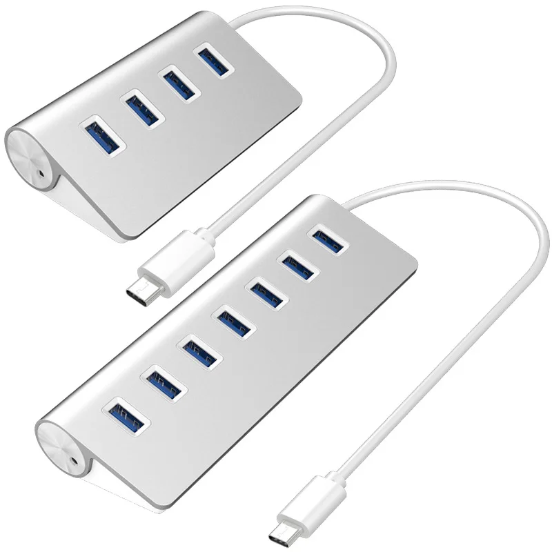 Type-C Hub USB-C Adapter Head Docking Station HUB Concentrator 4-Port 7 Mouth USB3.0 Cable Seperater
Type-C Hub USB-C Adapter Head Docking Station HUB Concentrator 4-Port 7 Mouth USB3.0 Cable Seperater