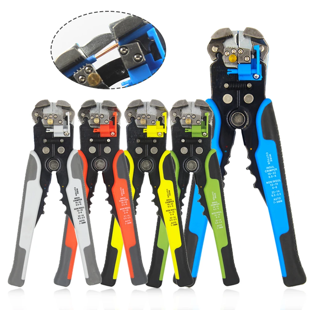 Crimper Cable Automatic Wire Stripper Multifunctional Stripping Tools Crimping Pliers Terminal 0.2-6.0mm2 tool
Crimper Cable Automatic Wire Stripper Multifunctional Stripping Tools Crimping Pliers Terminal 0.2-6.0mm2 tool