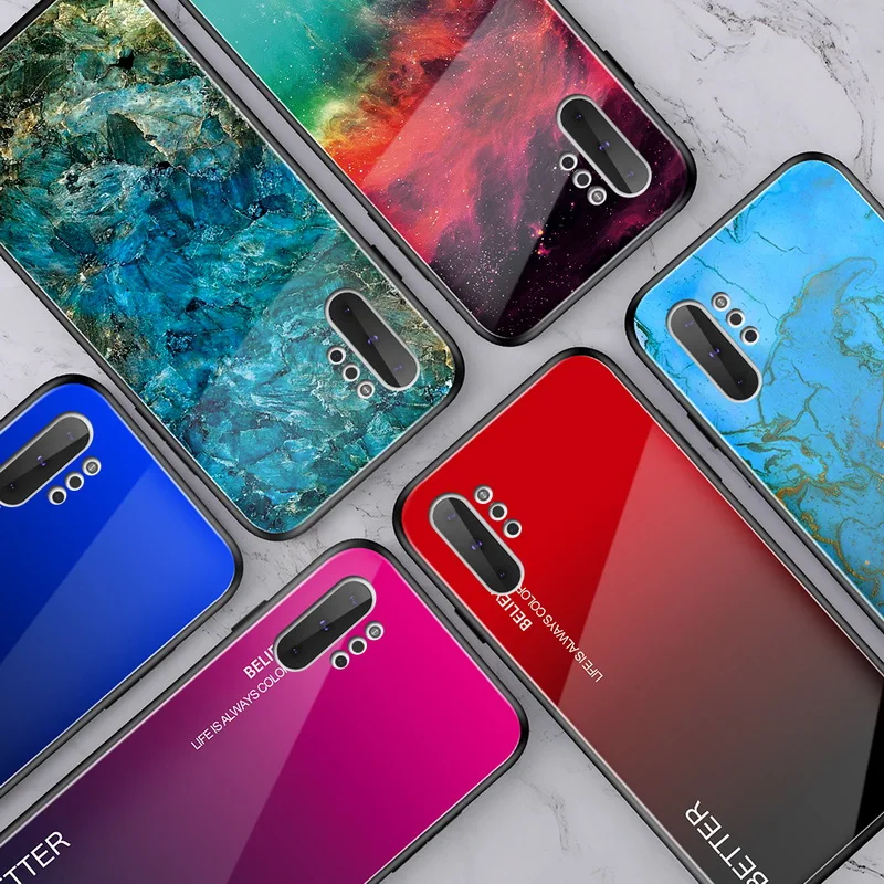 For Samsung Galaxy Note 10 Pro 9 S9 S10 PLUS S10E A10 A70 Glossy Gradient Glass Hard Back Case For Samsung A20 A30 A50 A60 M40
For Samsung Galaxy Note 10 Pro 9 S9 S10 PLUS S10E A10 A70 Glossy Gradient Glass Hard Back Case For Samsung A20 A30 A50 A60 M40