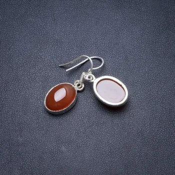 Natural Carnelian Handmade Unique 925 Sterling Silver Earrings 1.25" Y2440
Natural Carnelian Handmade Unique 925 Sterling Silver Earrings 1.25" Y2440