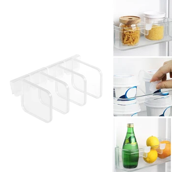 4PCS Refrigerator Kithchen Shelves Eco-friendly Plastic Partition Board Refrigerator Storage Holder Home Non-toxic Drawer New 
4PCS Refrigerator Kithchen Shelves Eco-friendly Plastic Partition Board Refrigerator Storage Holder Home Non-toxic Drawer New