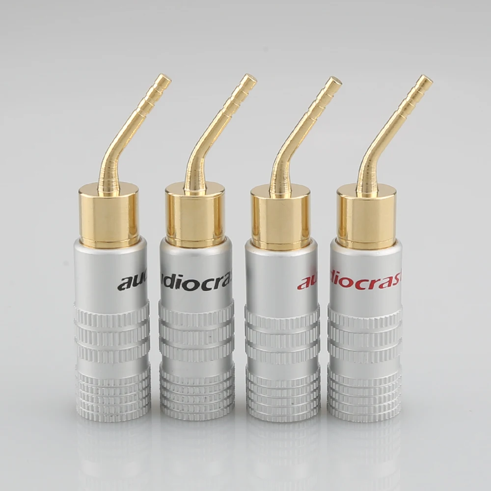 High Quality Audiocrast 24K gold B840G 2mm Pin Speaker Banana Plug Adapter Wire Connector Banana Screw Lock Plug Connector
High Quality Audiocrast 24K gold B840G 2mm Pin Speaker Banana Plug Adapter Wire Connector Banana Screw Lock Plug Connector