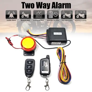 Motorcycle Two Way Alarm Scooter Security 2 Way 125dB Alarm Remote Control Engine Start Vibration Alarm Lock System
Motorcycle Two Way Alarm Scooter Security 2 Way 125dB Alarm Remote Control Engine Start Vibration Alarm Lock System