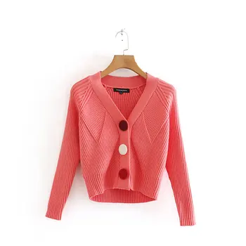 2019 Women Cardigans Sweater V neck Solid Loose Knitwear Single Breasted Casual Knit Cardigan Outwear Winter Jacket Coat
2019 Women Cardigans Sweater V neck Solid Loose Knitwear Single Breasted Casual Knit Cardigan Outwear Winter Jacket Coat