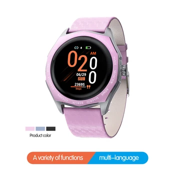 Smart Watch Women Full Round Touch Screen Color Changing Strap Heart Rate Monitoring Lady Smartwatch for IOS Android
Smart Watch Women Full Round Touch Screen Color Changing Strap Heart Rate Monitoring Lady Smartwatch for IOS Android