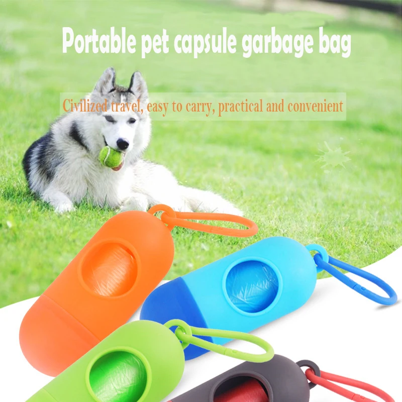 Generic Pick Up Toilet Trash Bag Box Capsule Box Simple Pet Cleaning