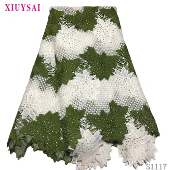 African Cord Lace Fabric 2020 High Quality Nigerian Guipure Cord Lace with stones Water soluble lace For Wedding Material Sew 
African Cord Lace Fabric 2020 High Quality Nigerian Guipure Cord Lace with stones Water soluble lace For Wedding Material Sew