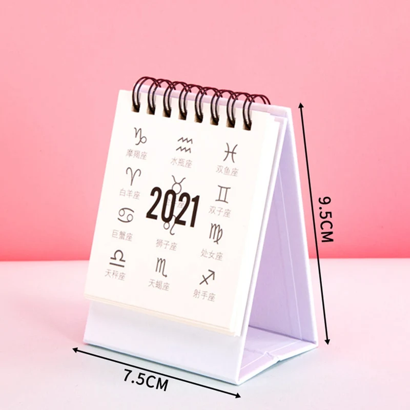 For 2021 New Twelve Constellation Series Mini Desk Calendar DIY Portable Desk Calendars Daily Schedule Planner for Gifts
For 2021 New Twelve Constellation Series Mini Desk Calendar DIY Portable Desk Calendars Daily Schedule Planner for Gifts
