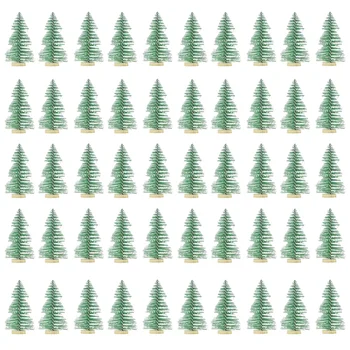 50Pcs 6cm Sand Table Model Trees Micro Landscape Christmas Trees With Wooden Base Model Educational Toy Gift For Kid Adult-Green
50Pcs 6cm Sand Table Model Trees Micro Landscape Christmas Trees With Wooden Base Model Educational Toy Gift For Kid Adult-Green
