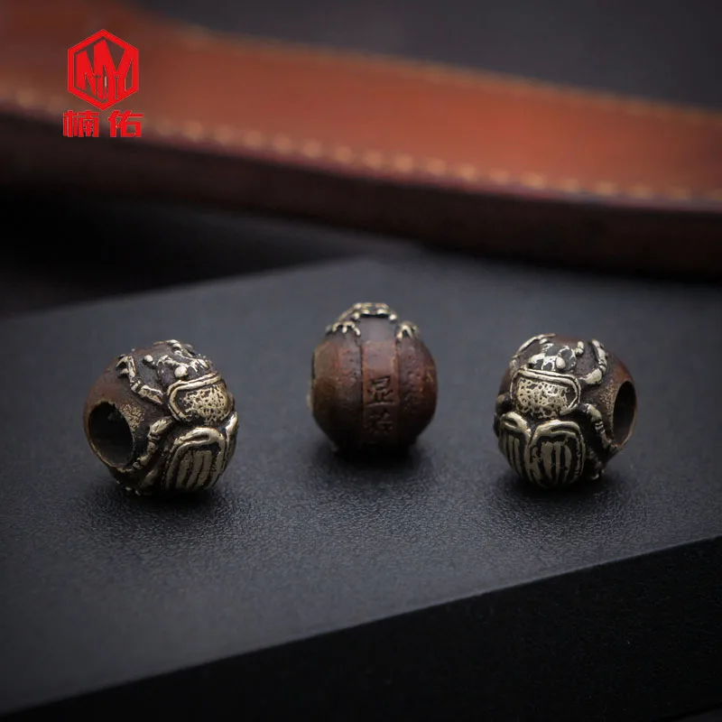1PC EDC Retro Bronze Paracord Beads Handmade Creative Funny Dung Beetles Umbrella Rope Cord Lanyard Pendants Knife Beads
1PC EDC Retro Bronze Paracord Beads Handmade Creative Funny Dung Beetles Umbrella Rope Cord Lanyard Pendants Knife Beads
