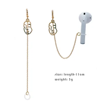 drop Shipping Anti Dropping Lost Earrings airpods women Figure Face Long Chain Ear clip Cuff Drop earring Jewelry accessories
drop Shipping Anti Dropping Lost Earrings airpods women Figure Face Long Chain Ear clip Cuff Drop earring Jewelry accessories