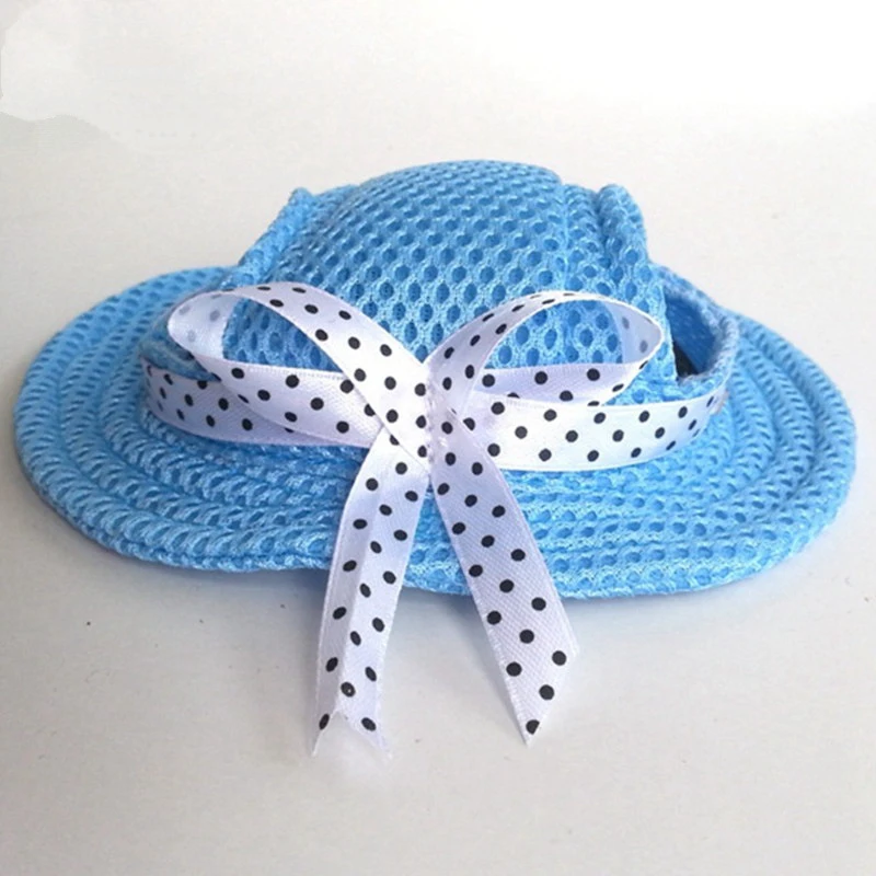 Cute Summer Hat With Bow Tie For Dogs Cute Summer Hat With Bow Tie For Dogs