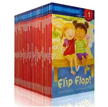 4-12 year Children's English Learning textbook early education book english Picture Books Step into Reading grade 1 30 books/set
4-12 year Children's English Learning textbook early education book english Picture Books Step into Reading grade 1 30 books/set