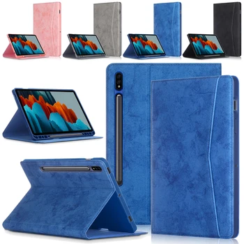 Canvas TPU Flip Tablet Case Cover For Samsung Galaxy Tab S7 11" T870 With Card Slot Case For Samsung Galaxy Tab S7 11" T875
Canvas TPU Flip Tablet Case Cover For Samsung Galaxy Tab S7 11" T870 With Card Slot Case For Samsung Galaxy Tab S7 11" T875