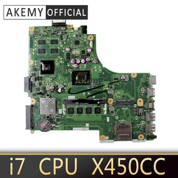 Akemy X450CC Laptop motherboard for ASUS X450CC X450C X450 Test original mainboard I7 CPU
Akemy X450CC Laptop motherboard for ASUS X450CC X450C X450 Test original mainboard I7 CPU