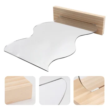 1 Set Make Up Mirror Practical High Definition Creative Vanity Mirror Desktop Makeup Mirror Irregular Dressing Mirror for Home B
1 Set Make Up Mirror Practical High Definition Creative Vanity Mirror Desktop Makeup Mirror Irregular Dressing Mirror for Home B