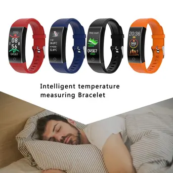 Smart Band Body Temperature Watch Fitness Tracker Bracelet IP68 Waterproof For Sport Pedometer Fitness Bracelet 
Smart Band Body Temperature Watch Fitness Tracker Bracelet IP68 Waterproof For Sport Pedometer Fitness Bracelet