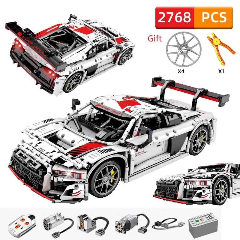 2768pcs RC Car City Remote Control Sports Vehicle Building Blocks Technic RC Racing Car MOC Model Creator Boys Toys For Children
2768pcs RC Car City Remote Control Sports Vehicle Building Blocks Technic RC Racing Car MOC Model Creator Boys Toys For Children