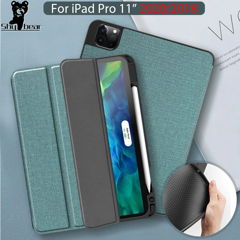 Slim Case for Apple Ipad Pro 11 2018 Tablet Smart Auto Wake Sleep Cover for Ipad Pro 11 2020 Funda Capa with Pencil Slot
Slim Case for Apple Ipad Pro 11 2018 Tablet Smart Auto Wake Sleep Cover for Ipad Pro 11 2020 Funda Capa with Pencil Slot