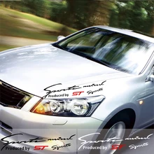 Carro vinil esporte corrida decalque reflexivo lâmpada sobrancelha adesivo para ford st focus 2 3 4 mk2 mk3 mondeo fiesta fuga kuga ecosport(China)