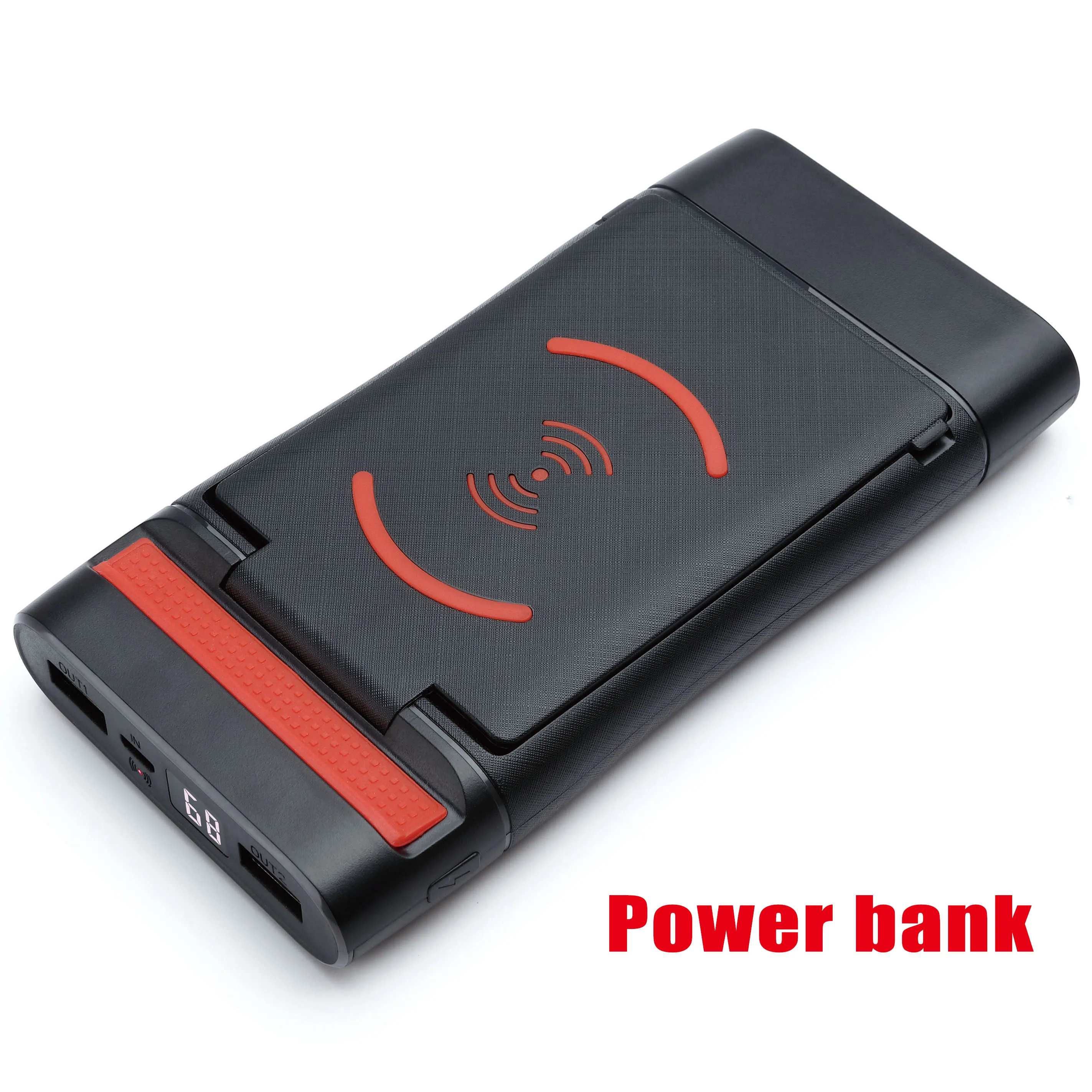New Power Bank 10000mah Digital Display Stand Wireless Charging Mobile Power Power Bank Wireless Charging Treasure
New Power Bank 10000mah Digital Display Stand Wireless Charging Mobile Power Power Bank Wireless Charging Treasure
