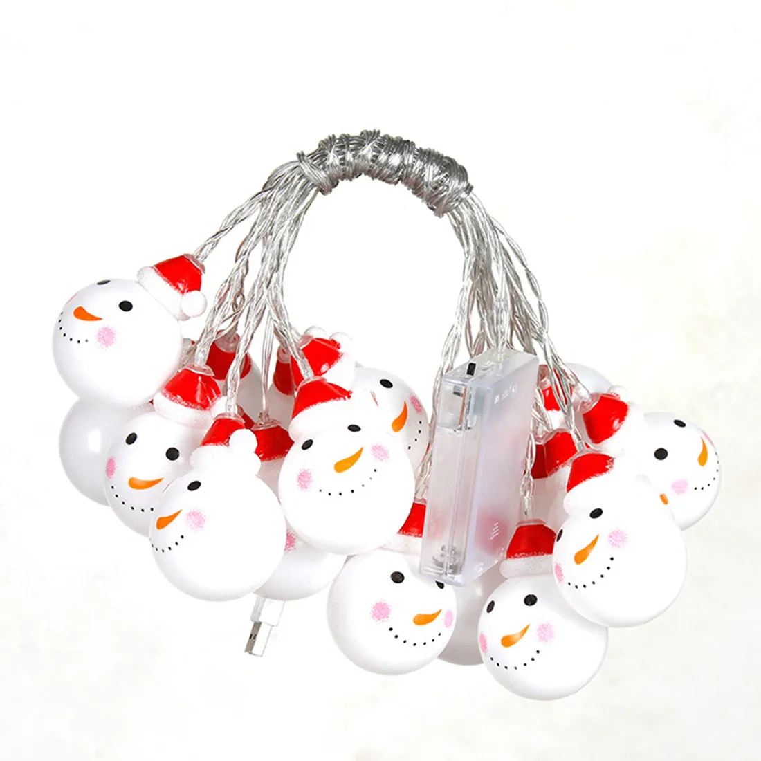 LED Santa Snowman Battery Light String Christmas tree lights USB light string Holiday party decoration small lantern
LED Santa Snowman Battery Light String Christmas tree lights USB light string Holiday party decoration small lantern