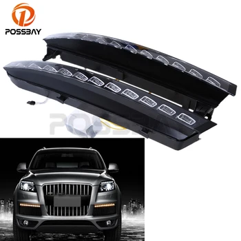 POSSBAY LED DRL Daytime Running Lights Daylight Fog light With Yellow Turn Signal for Audi Q7 (4L) '2005-2009 Pre-facelift
POSSBAY LED DRL Daytime Running Lights Daylight Fog light With Yellow Turn Signal for Audi Q7 (4L) '2005-2009 Pre-facelift