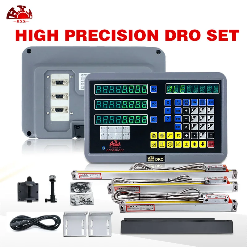 LCD Display Linear Glass Scale DRO System 2 Axis Digital Readout For Machine Tools
LCD Display Linear Glass Scale DRO System 2 Axis Digital Readout For Machine Tools