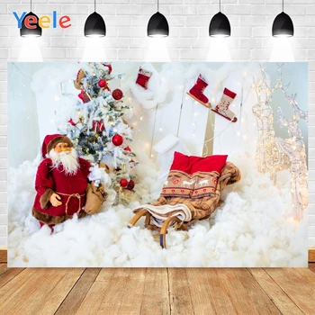 Christmas Photo Background Photophone Santa Claus And Tree Photography Backdrops Studio Shoots for Decoration Customized Size 
Christmas Photo Background Photophone Santa Claus And Tree Photography Backdrops Studio Shoots for Decoration Customized Size