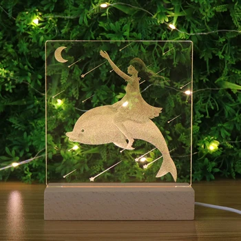 Hot Sale Amazon 3D Acrylic Illusion Night Lamp Wooden Base For Bedroom
Hot Sale Amazon 3D Acrylic Illusion Night Lamp Wooden Base For Bedroom