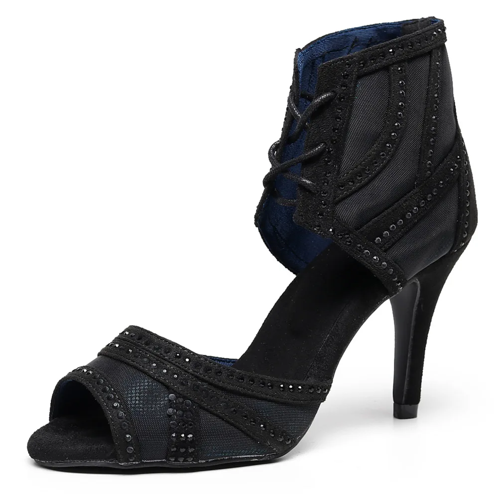 2020 Ballroom Tango Salsa High Heels Discounts Sale Glitter Square Practice Latin Dancing Heels Rhinestone Black Women Shoes
2020 Ballroom Tango Salsa High Heels Discounts Sale Glitter Square Practice Latin Dancing Heels Rhinestone Black Women Shoes