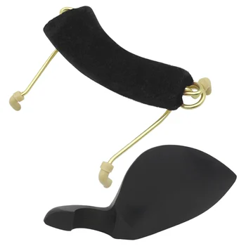 3/4 4/4 Size Violin Metal Shoulder Rest with Ebony Chin Rest Set Musical Instrument Parts
3/4 4/4 Size Violin Metal Shoulder Rest with Ebony Chin Rest Set Musical Instrument Parts